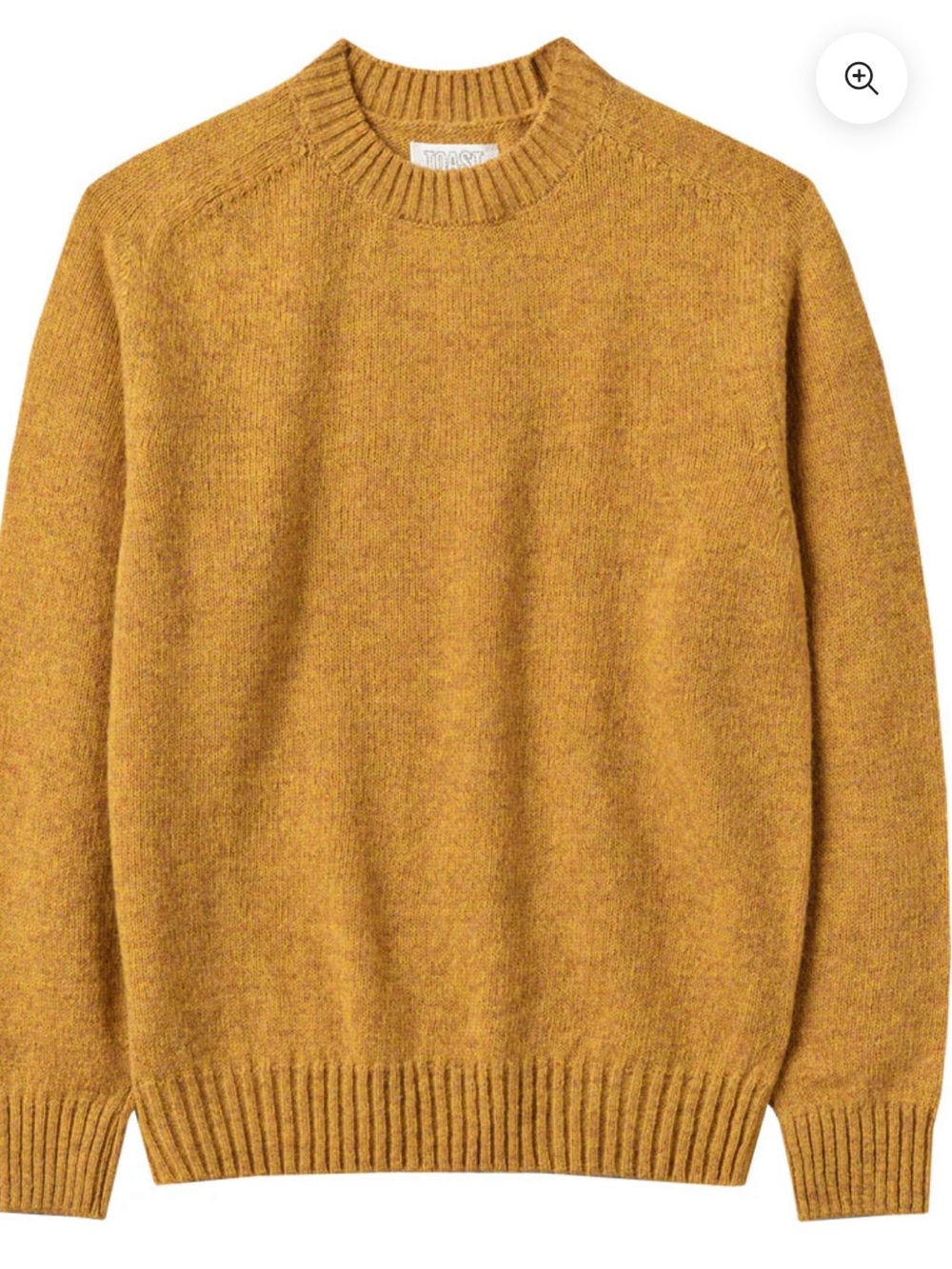 TOAST Crewneck Sweater - Mustard